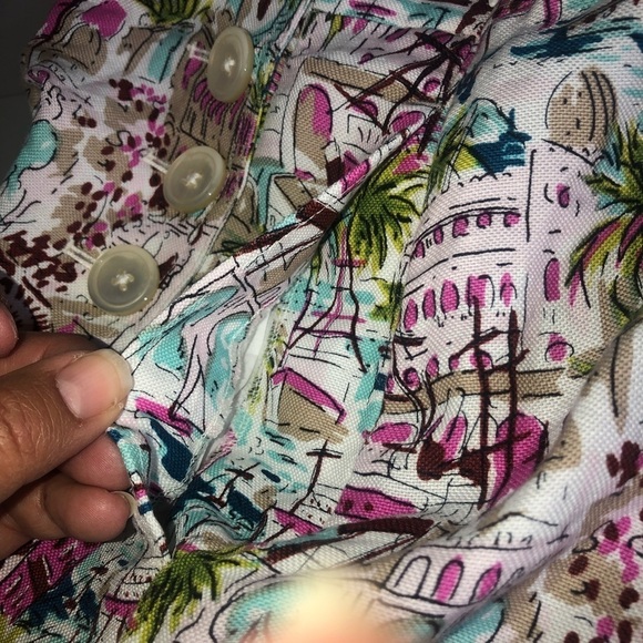 J. Crew Harbor Print Sailor Shorts Size 00 - Picture 8 of 13